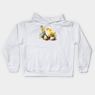 Easter chicken Kids Hoodie